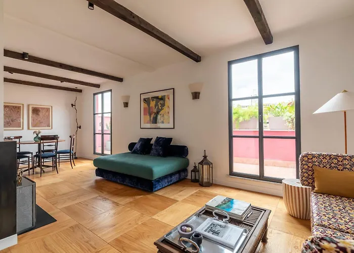 Trastevere Designer Terrace By Romeloft דירה רומא